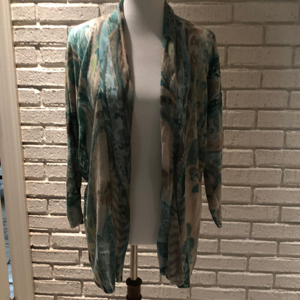 Chico’s Lightweight Sweater Cardi SZ 3 - LN